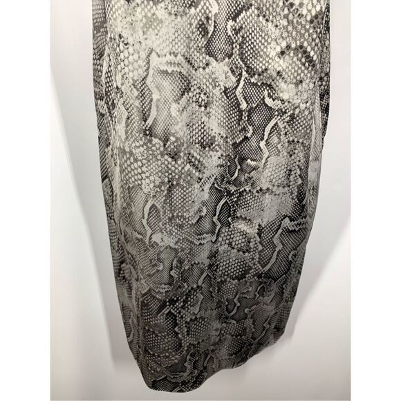 White House black market snake skin print midi dress size 2 ￼ - Picture 3 of 8